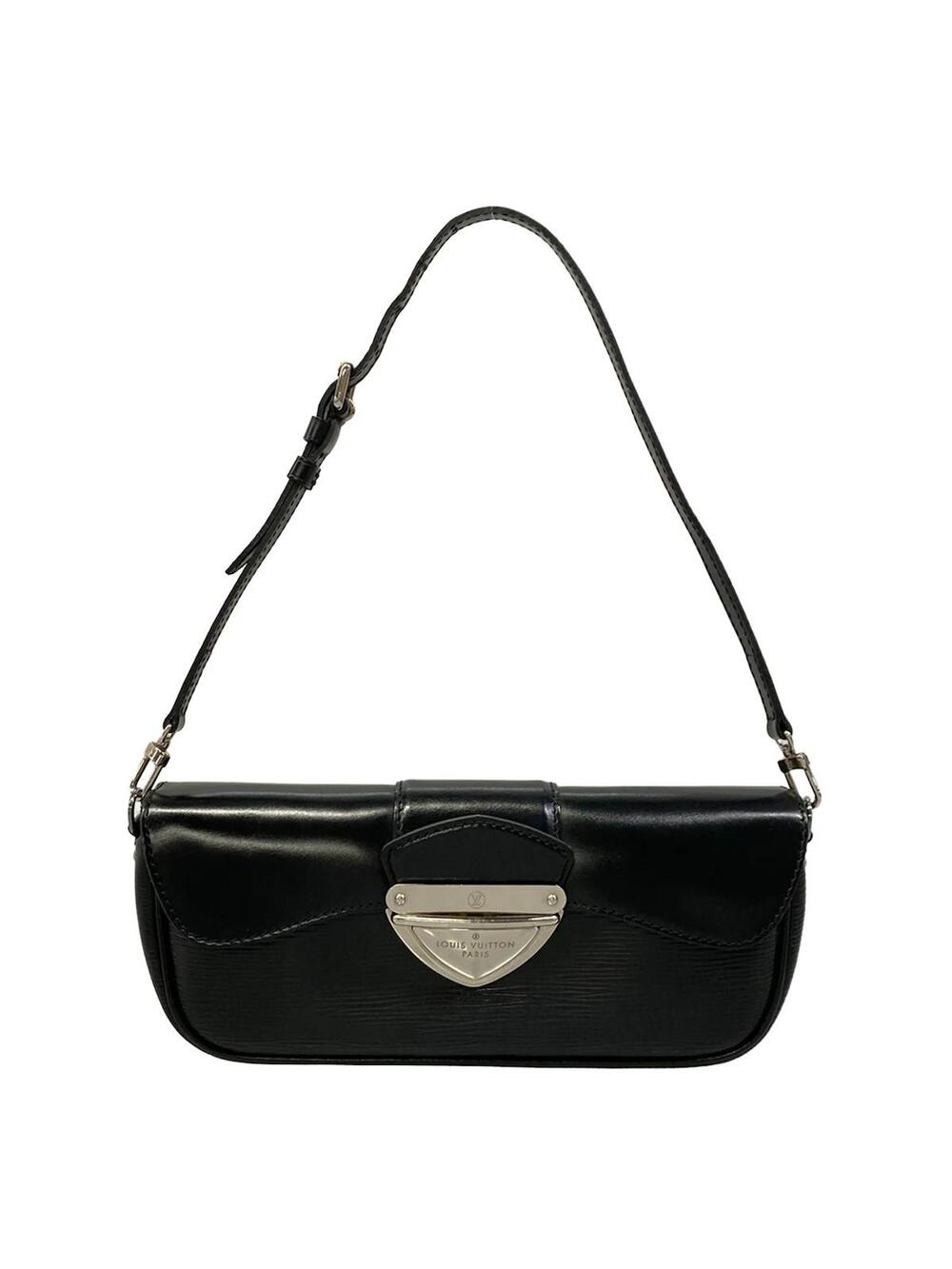 Louis Vuitton Pochette Montaigne Noir #368624L92B